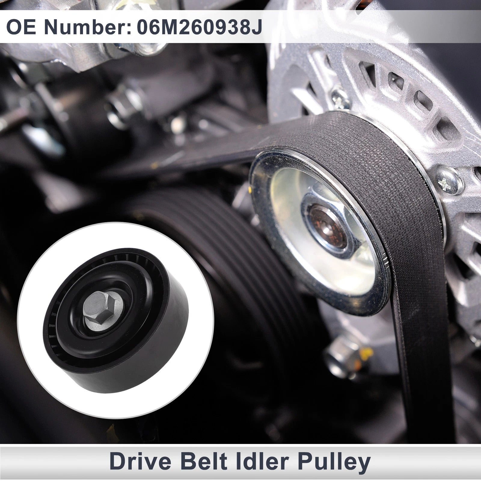 Drive Belt Idler Pulley Replacement for Audi A4 2016–2025