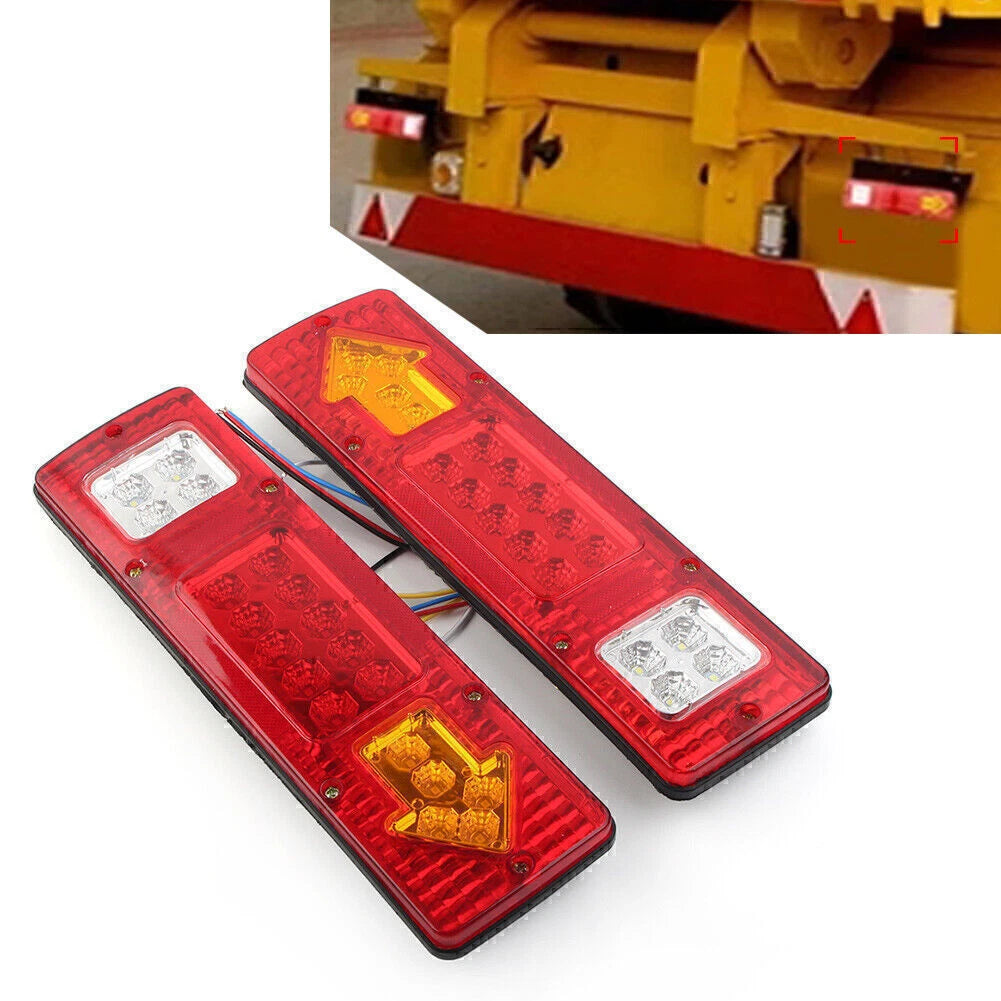 LED Rear Tail Lights for Trailer Lorry Caravan (mo)