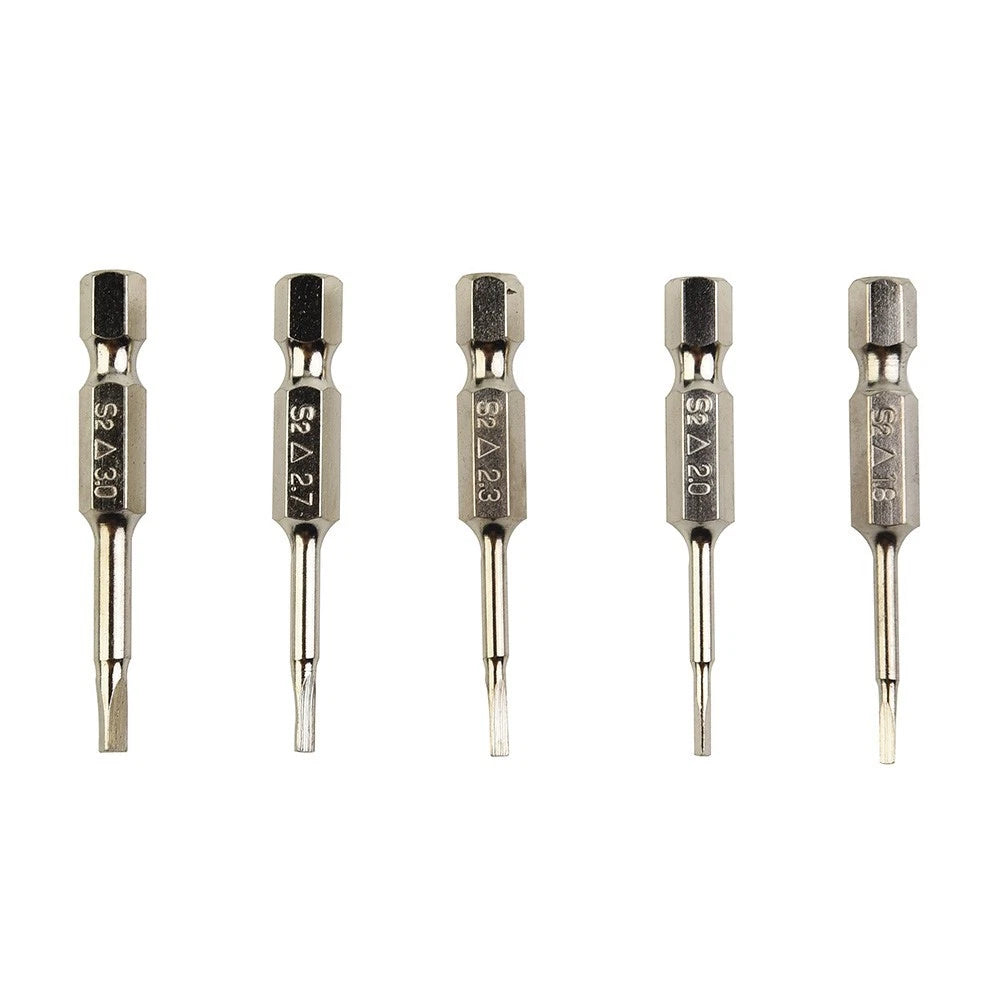 5x Head Screwdriver Set 50mm Magnetic 1/4 Hex Shank