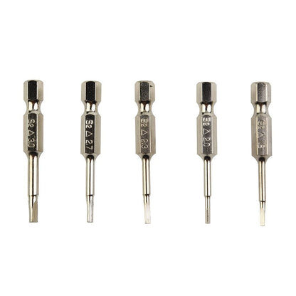 5x Head Screwdriver Set 50mm Magnetic 1/4 Hex Shank