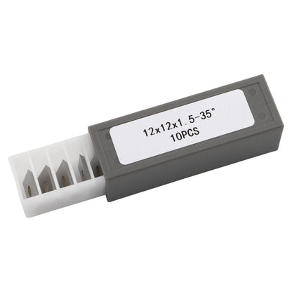 Pack of 10 CNC Compatible Tungsten Carbide Inserts for Automotive Use
