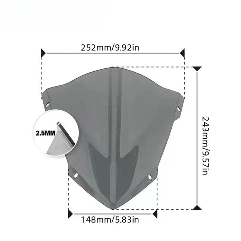 Windshield for Yamaha MT-07 FZ07 (2014–2017)