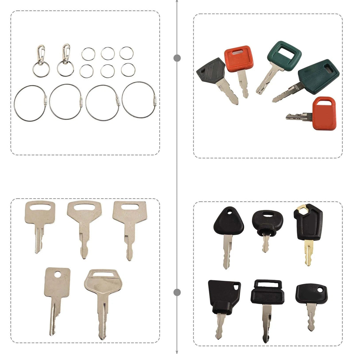 Heavy Machinery Ignition Keys Featuring Robust Design and Functionality