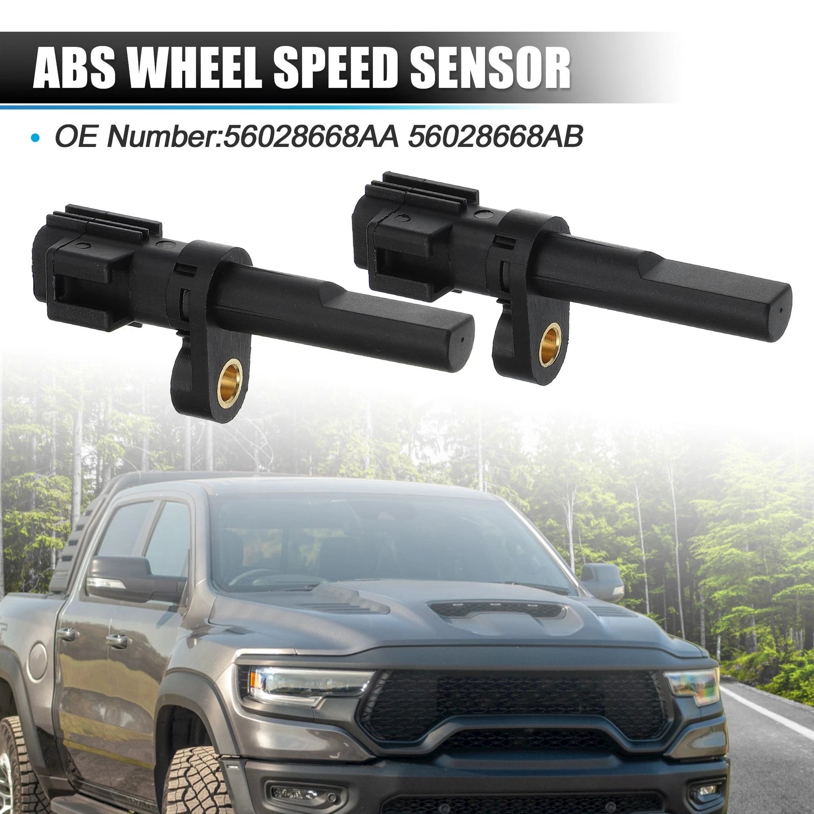 ABS Wheel Speed Sensor for Ram 1500 (ALS257, Rear Left/Right)