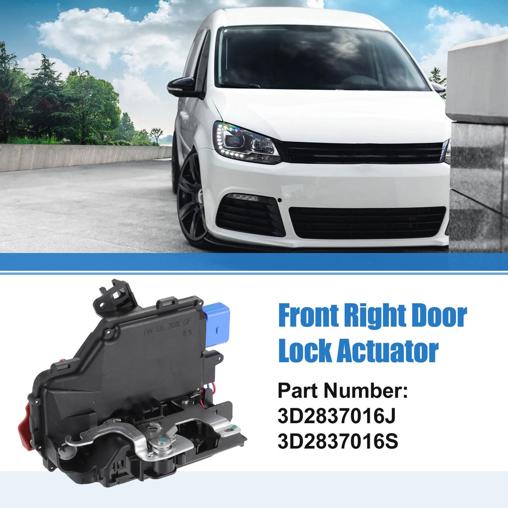 Front Right Door Lock Actuator Replacement for Volkswagen Golf (2004–2010)