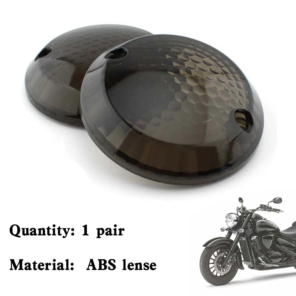Turn Signal Light Lens Cover for Suzuki Intruder 1400 VX800 (1990–2004) Smoke T9