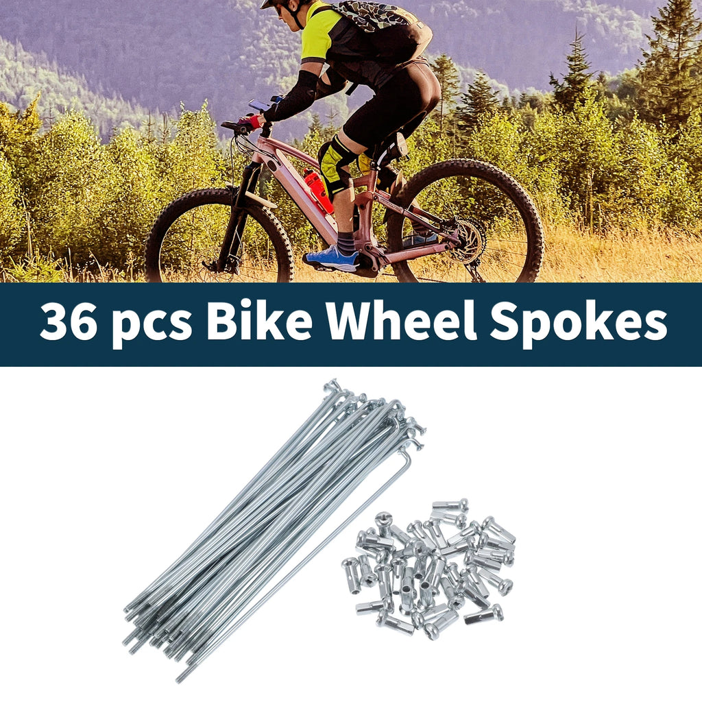 Bicycle Spokes Nipple Set 13G 127mm Steel Galvanized Universal (45)