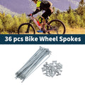 Bicycle Spokes Nipple Set 13G 127mm Steel Galvanized Universal (45)