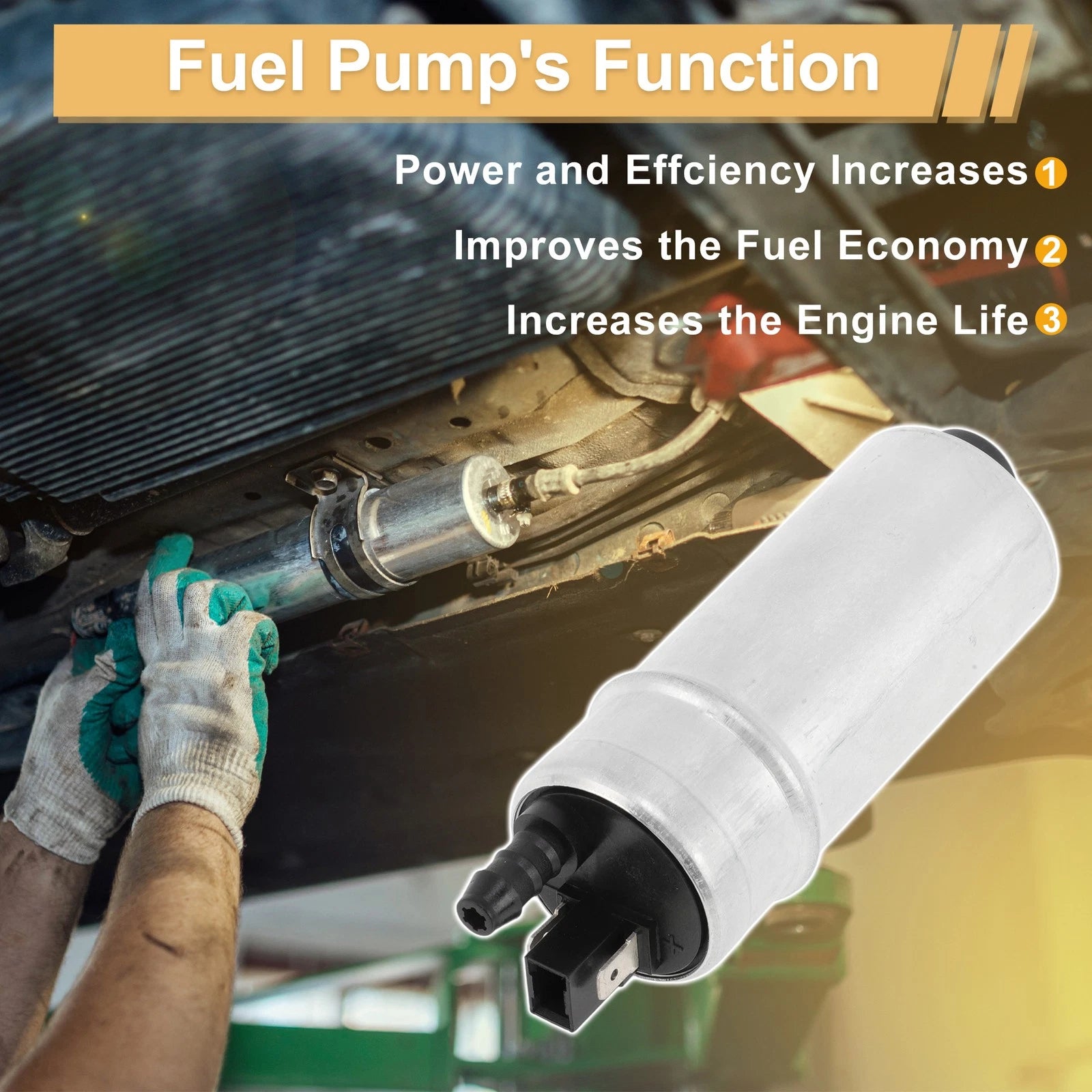 Fuel Pump Assembly Metal Electric Replacement for Audi A3 (2005–2013)