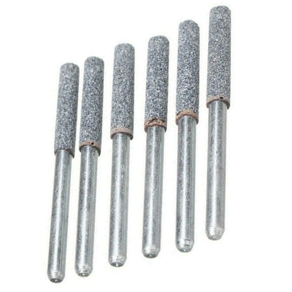 6PCS Diamond Grinding Stone Tools for Chainsaw Sharpener (12V)