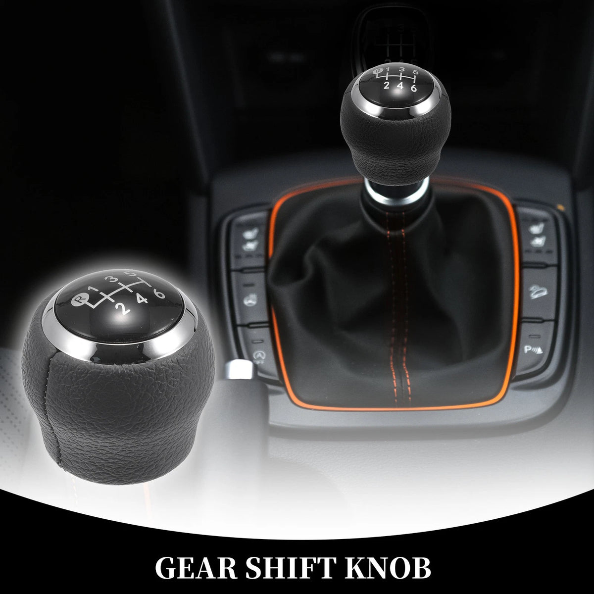 6 Speed Manual Gear Shift Knob for Toyota Corolla Yaris RAV4 (2000–2023)
