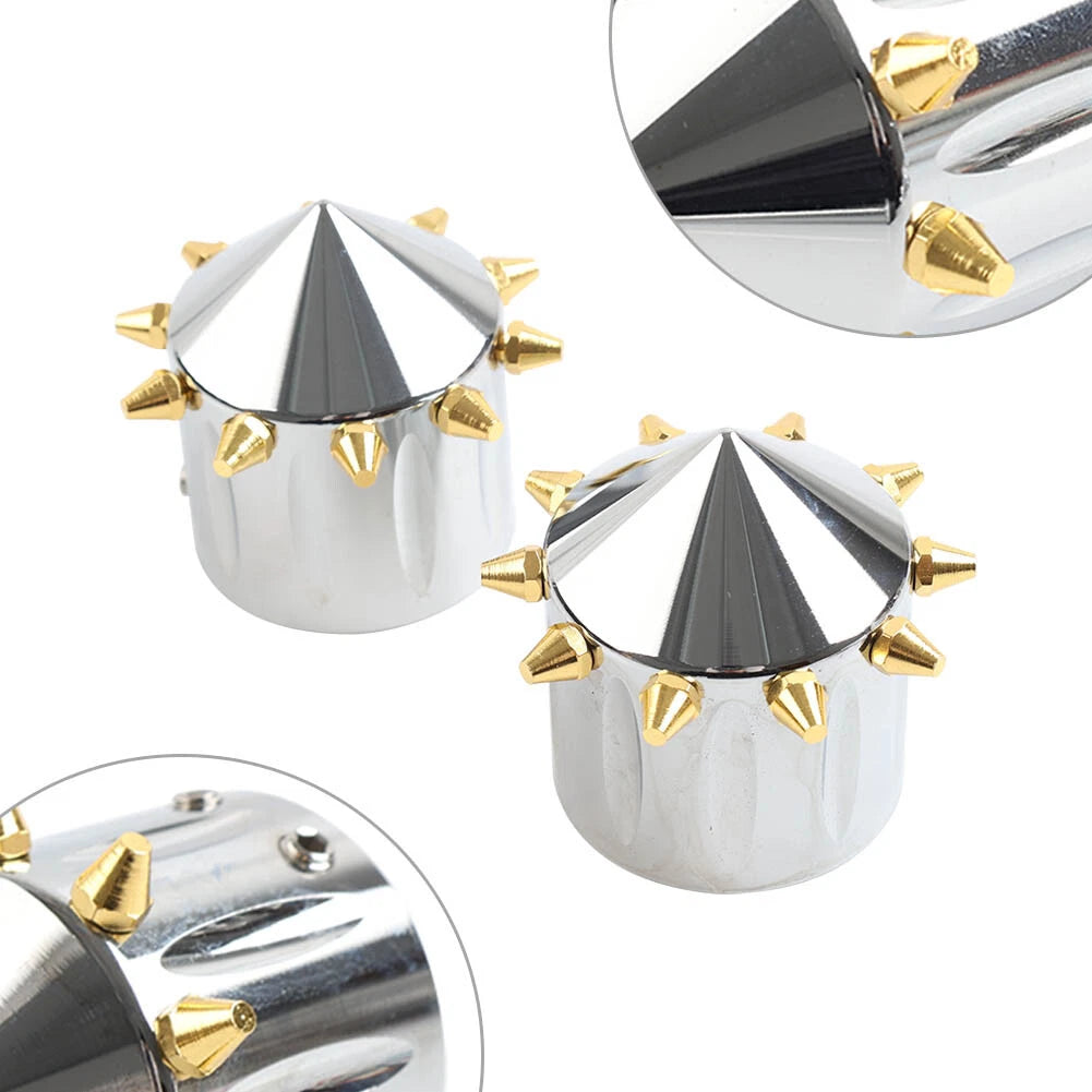 Front Axle Cap Nut Covers for Harley Touring Road King Street Glide (2014–2023)