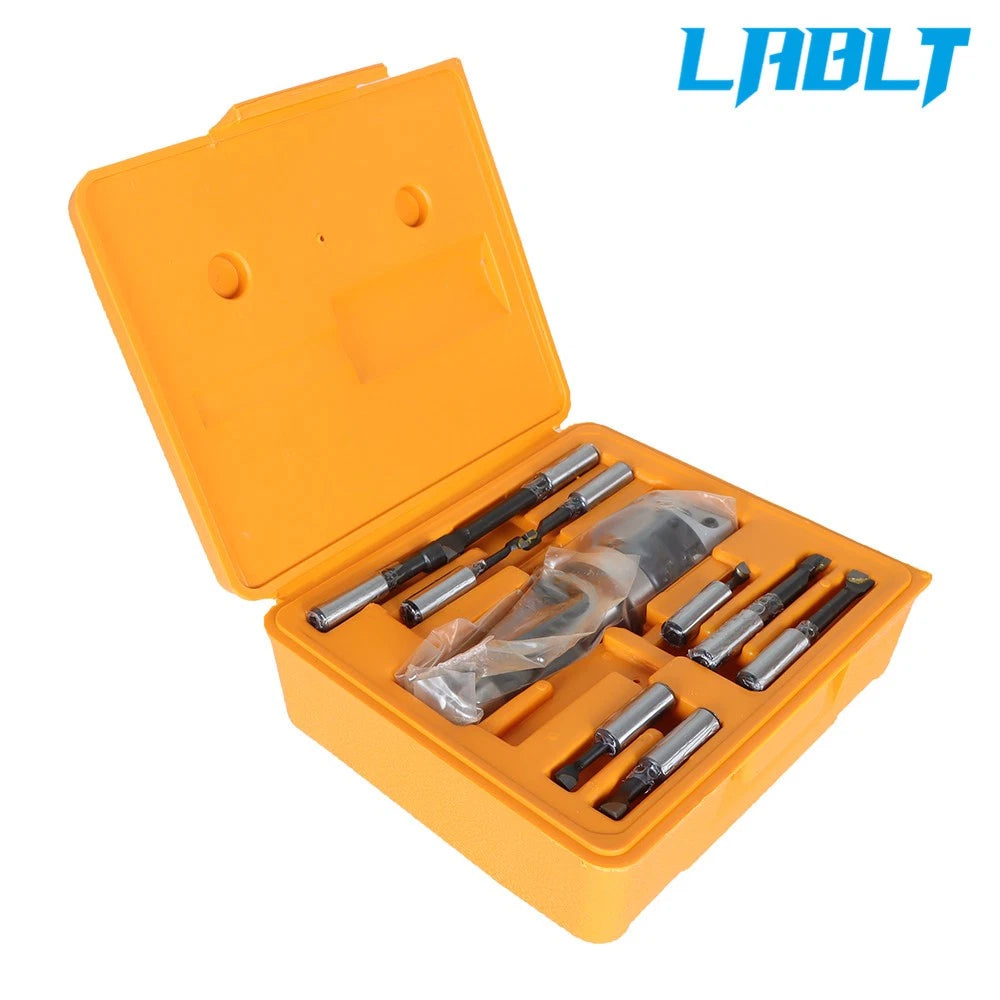9 Pcs Boring Head R8 Shank 1/2" Carbide Boring Bar Set for LABLT