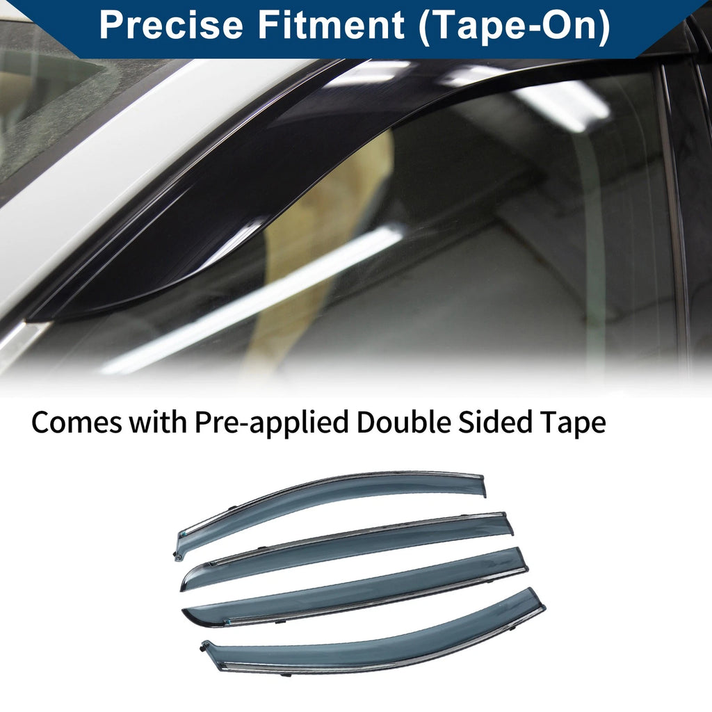 Window Deflectors Side Vent Visors for Chevrolet Aveo Hatchback (2007–2011)