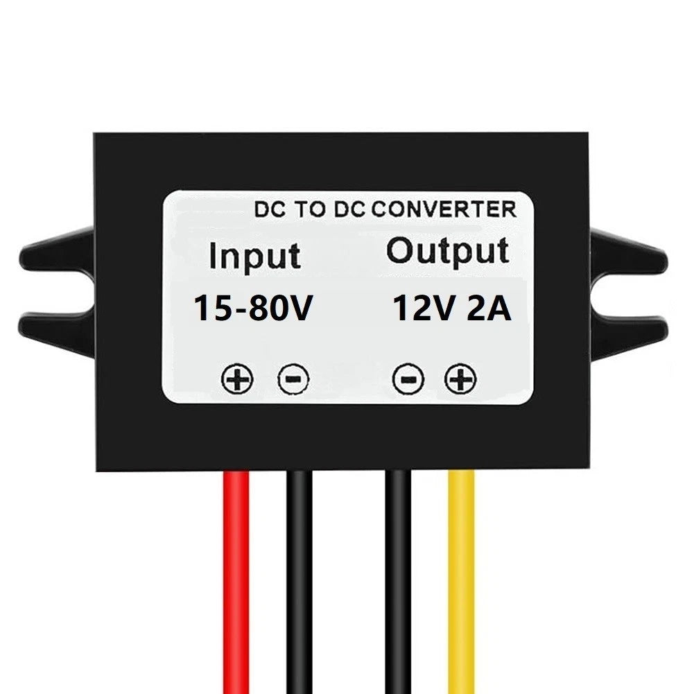 12V DC-DC Converter 15-80V Input Range with Overprotection