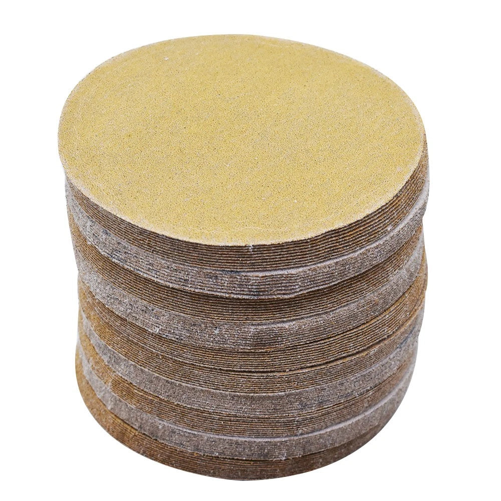 100 Pack Hook Loop 5" 180 Grit Sanding Discs for Automotive Use