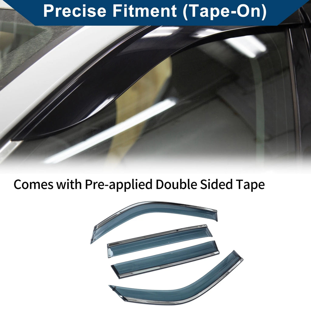 Window Deflectors Side Vent Visors for Mercedes-Benz GLK-Class (2010–2015)