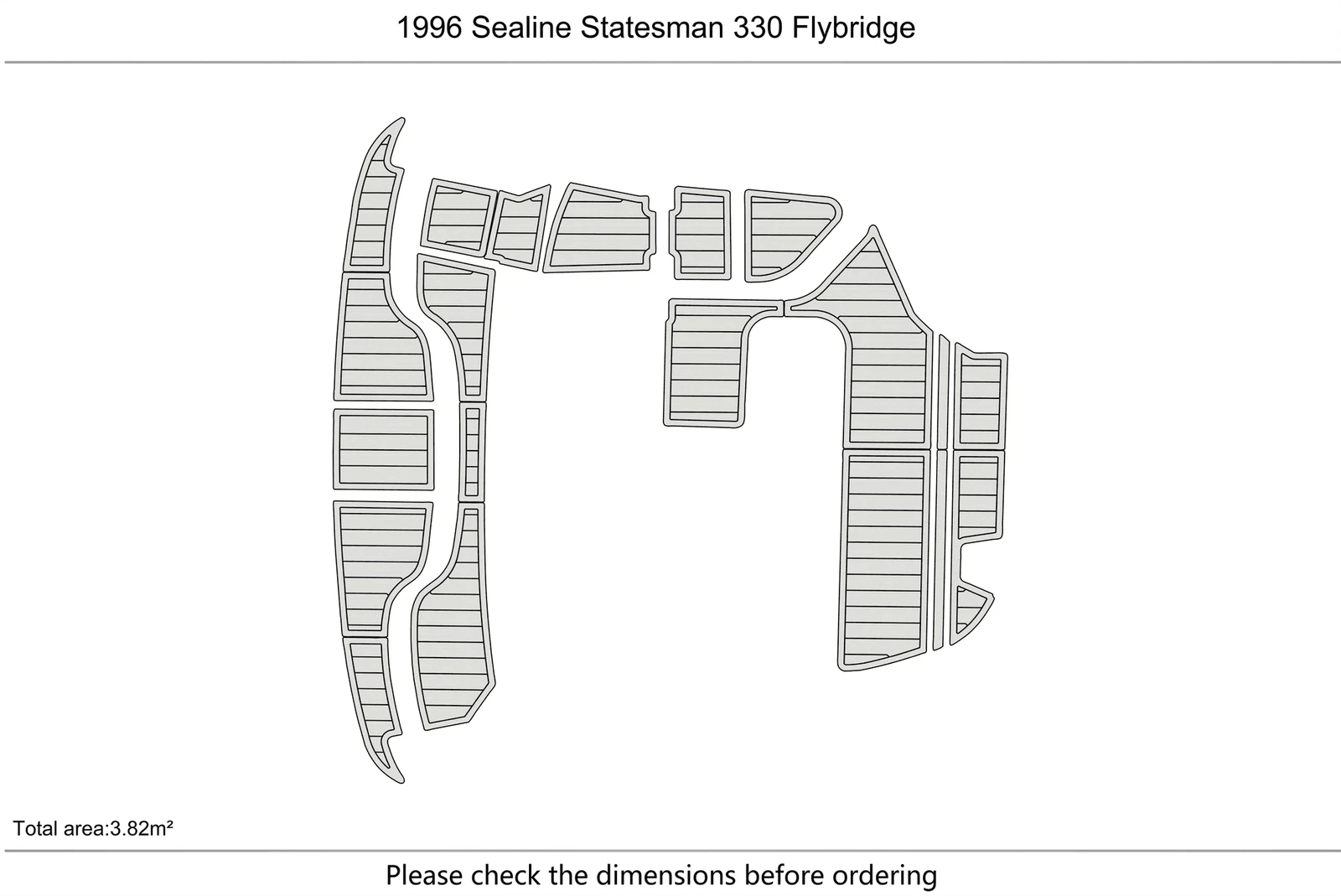 EVA Foam Floor for Sealine Statesman 330 Flybridge (1996)