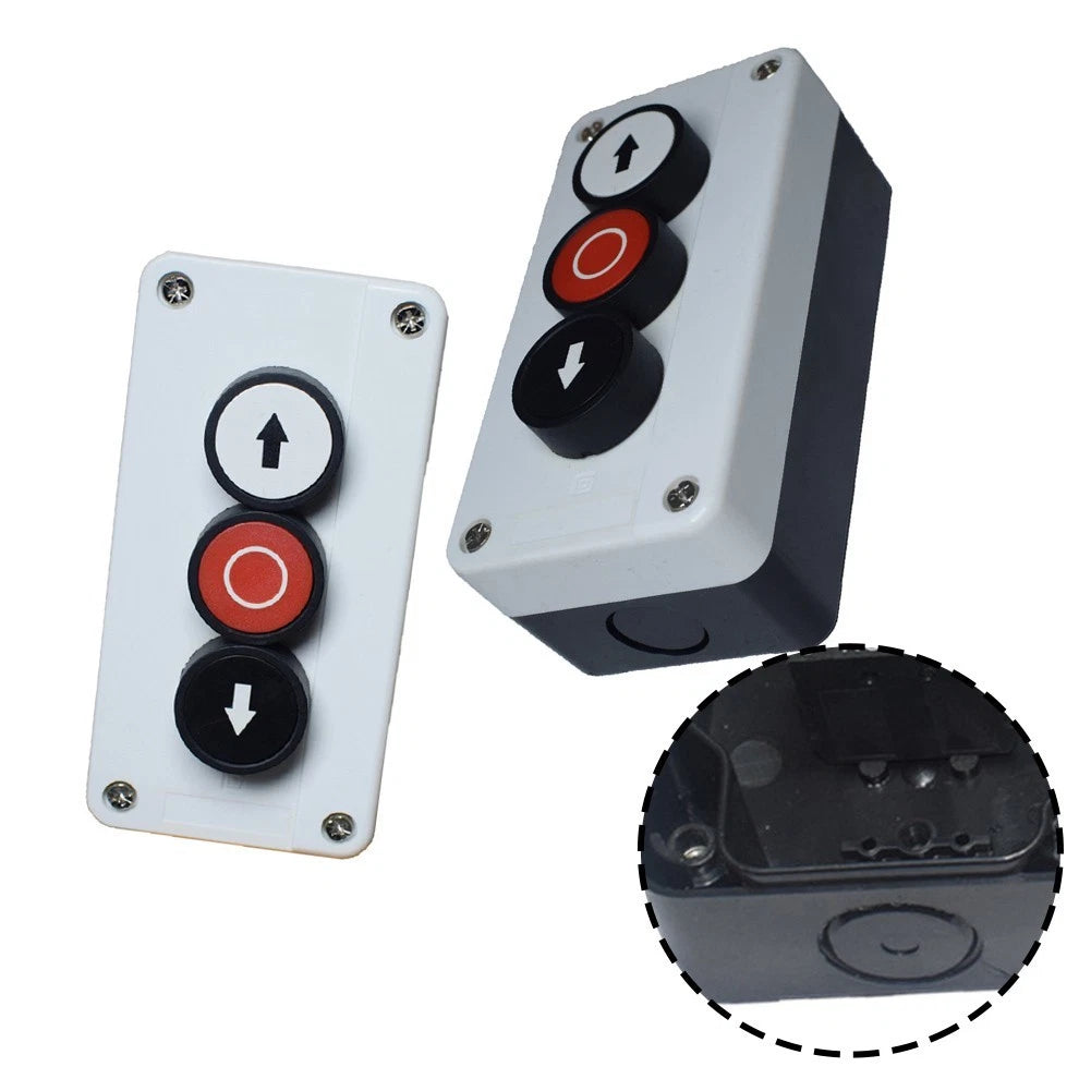Push Button Switch Enclosure 3 Hole for Various Applications (IP40)