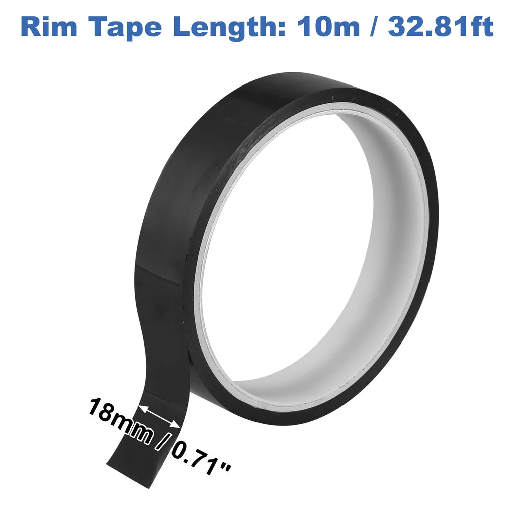 Wheel Rim Tape Strip 10 Meter 18mm Width Tubeless for Universal Bikes