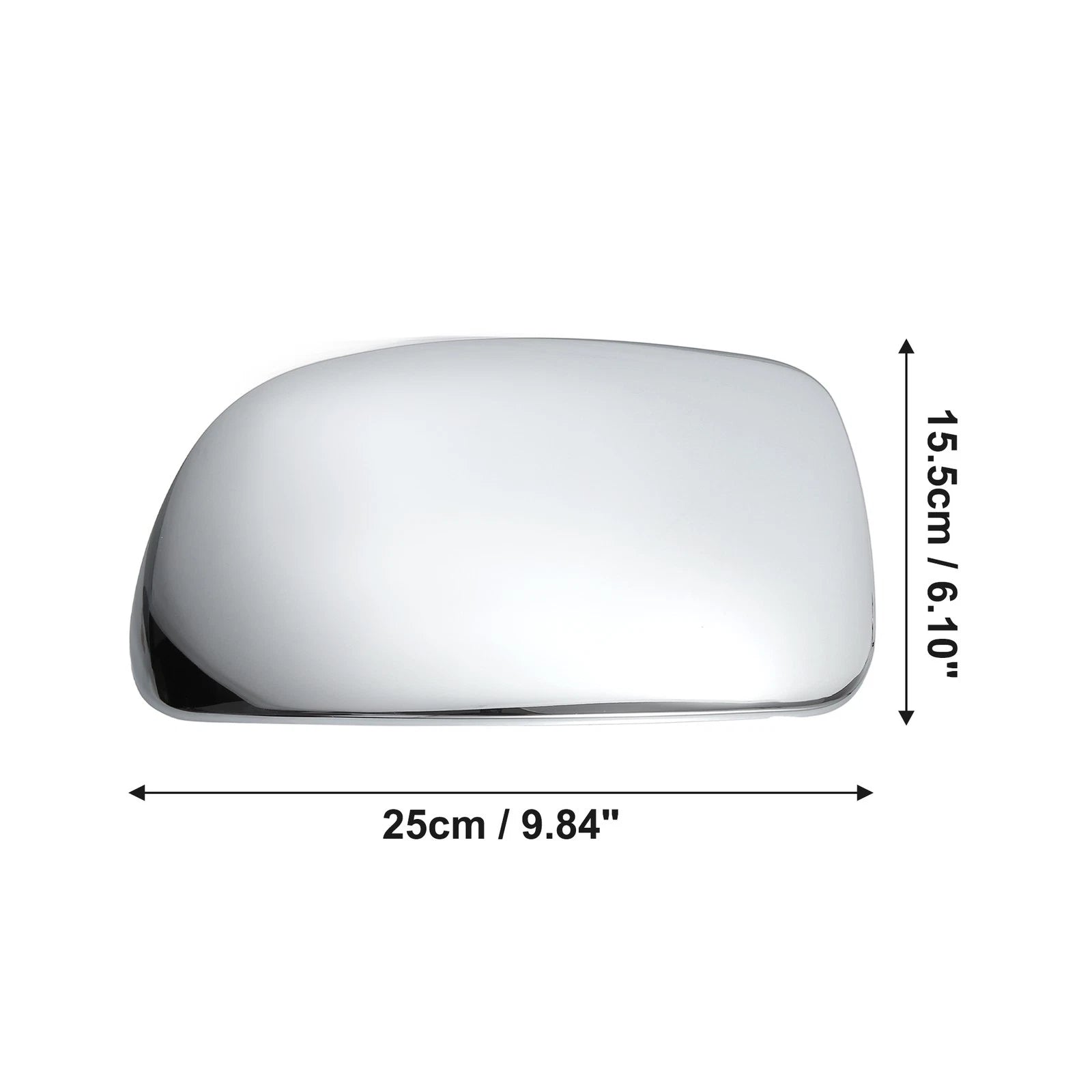 Chrome Mirror Covers Cap Overlay for Chevrolet Silverado GMC Sierra (2019–2024)