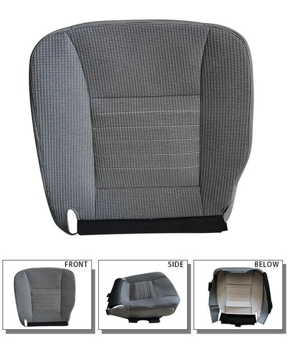 Replacement Seat Bottom Cover Pad for Dodge Ram 1500 2006–2009 Deep Gray