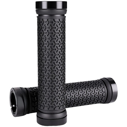 Ergonomic Silicone Handlebar Grips for Bike (3.3cm Diameter, 12.8cm Length)