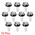 10 Pack 6mm Motorcycle License Plate Frame Bolt Screw for Universal Fit (—)