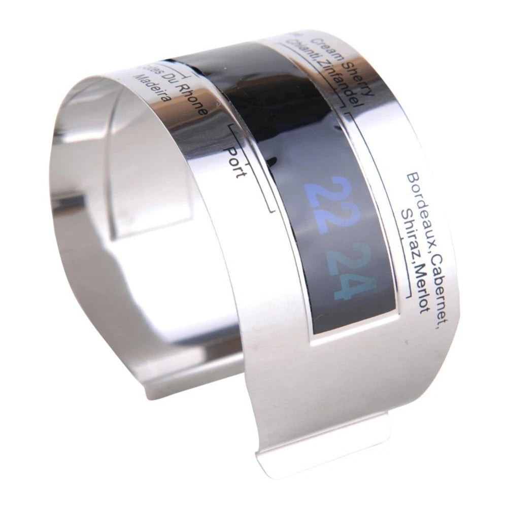 Stainless Steel Thermometer with LCD for Accurate Bottle Reading