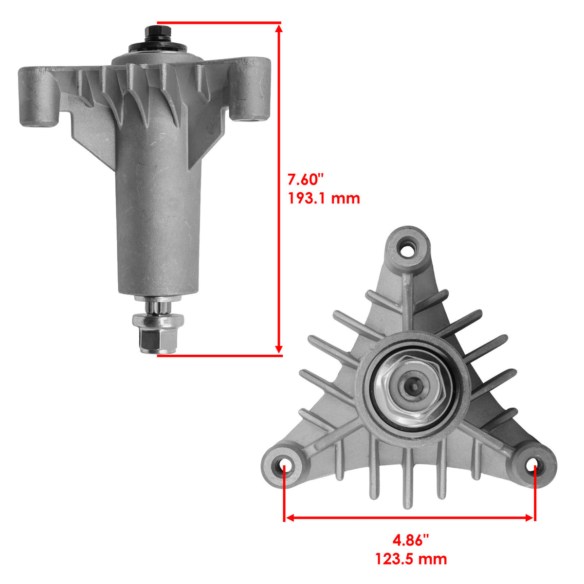 Deck Spindle Blade Pulley Belt Kit for Husqvarna LTH130 YTH150 (42 in)