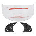 Clear Replacement Flip Up Fullface Helmet Visor Shield (Anti Scratch/Fog/UV)