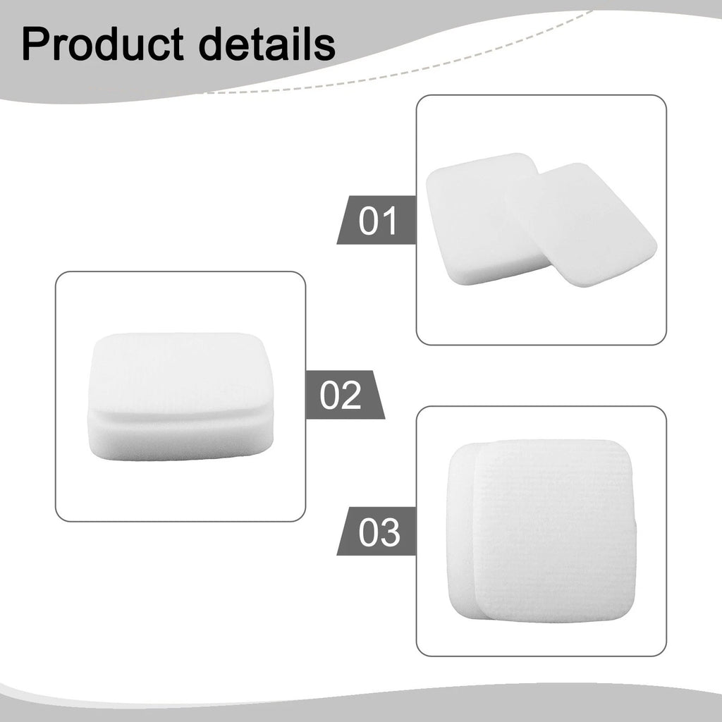 Cotton and Sponge Filter Set for Sharks Vacuums