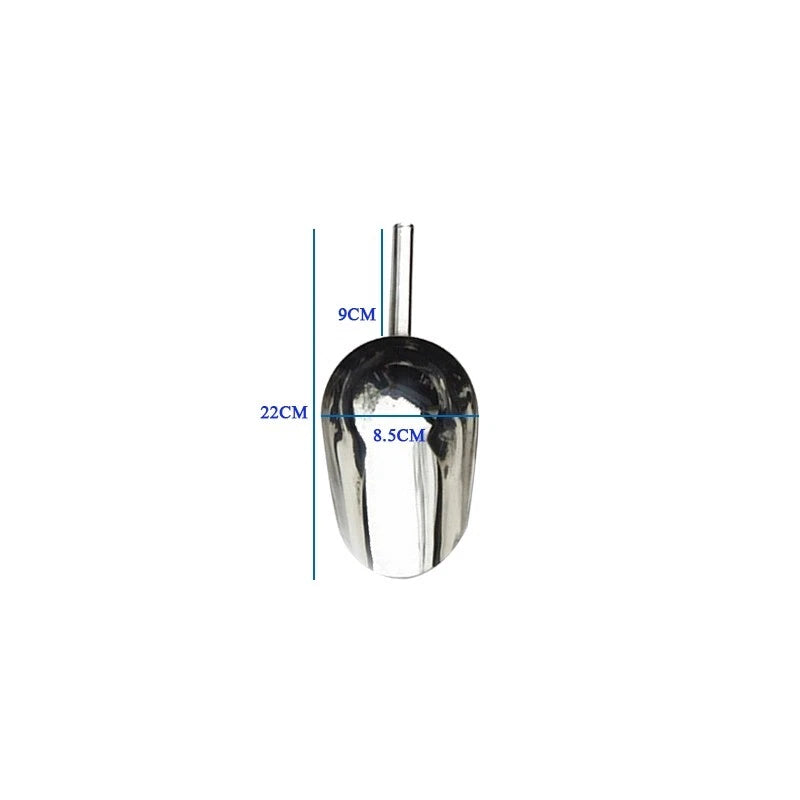 Stainless Steel Ice Scoop for Kitchen Party (Small)
