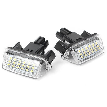 White LED License Plate Light for Toyota Yaris (2012–Present), Camry (2013–Present)