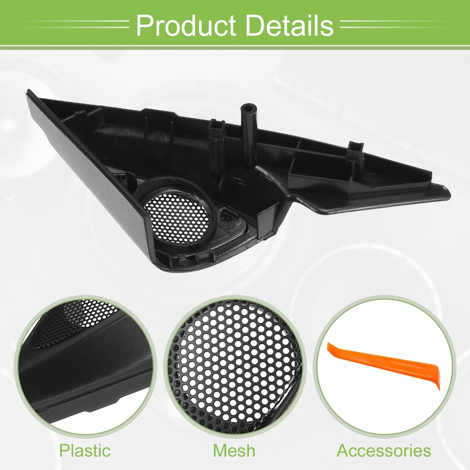 A Pillar Door Tweeter Speaker Cover Trim Pair for Mazda 6 (2003–2008)