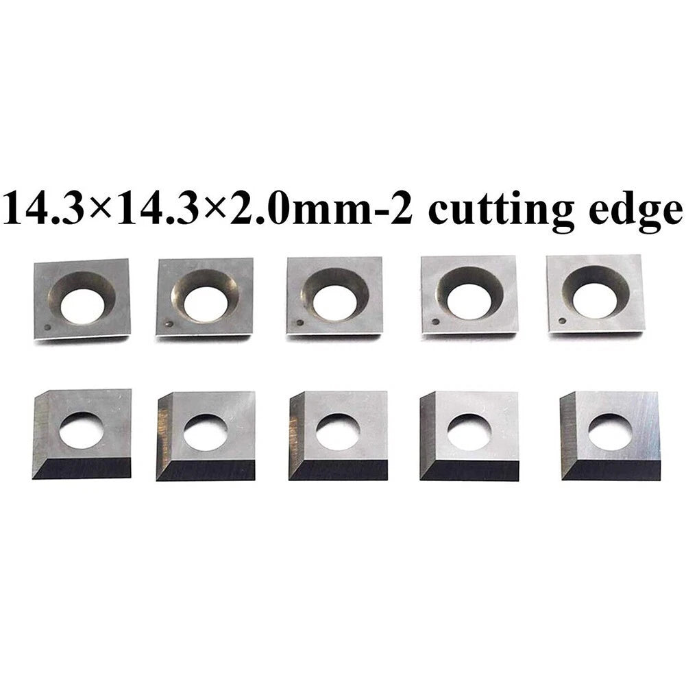 10pcs 14.3mm Carbide Cutter Insert for 25-130h 20-600h 25-131h