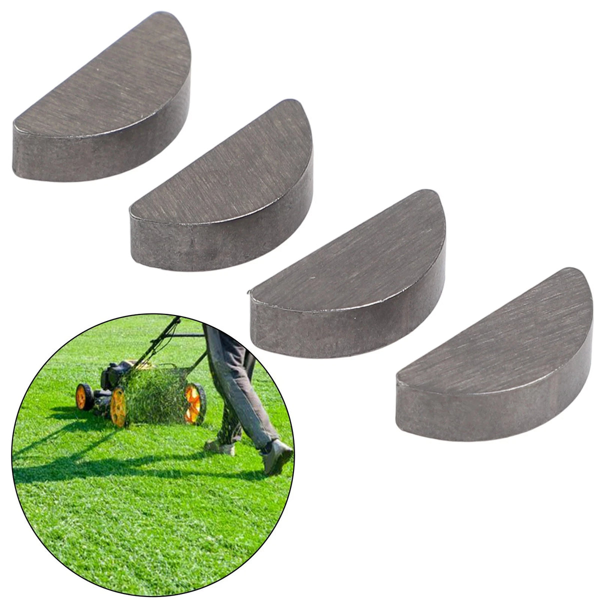 Metal Woodruff Key 4-Pack for Mountfield SP53H S422HP SP425 (Machine Use)