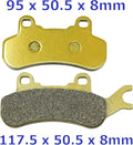 F+R Brake Pads for Can-Am Maverick X3 R (2017–2019)