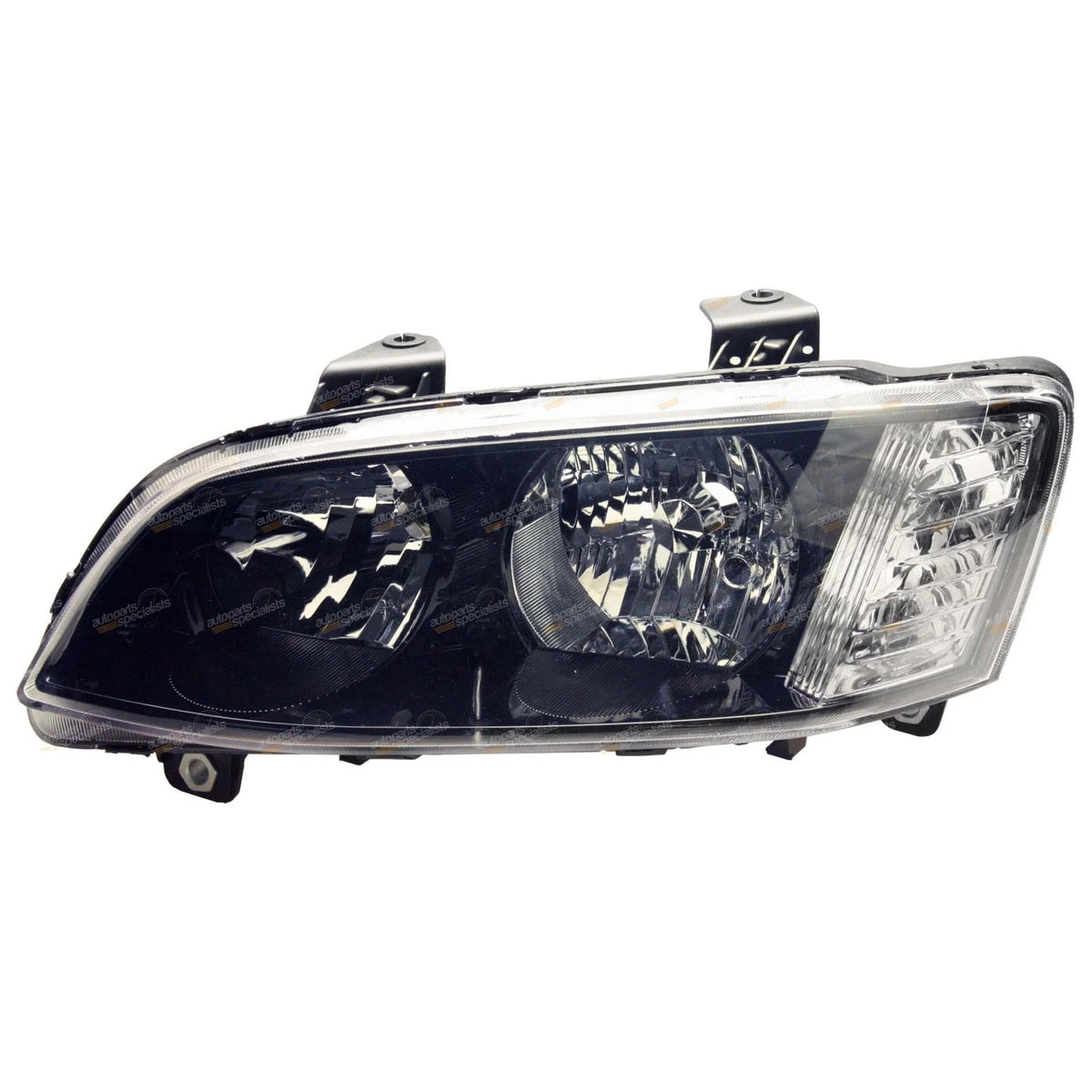 Black Headlights Pair LH+RH for Holden Commodore VE Series 2 (2010–2013)