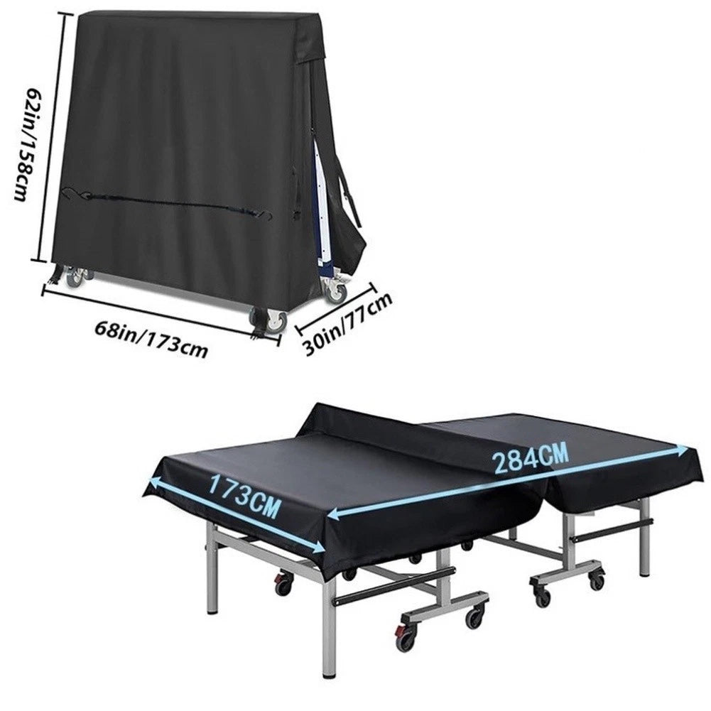 Table Tennis Cover for Heavy Rain Protection (420D Oxford Fabric)