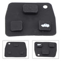 Custom Fit Rubber Switch Pad for Toyota Key Fob 3 Button (2000–2023)