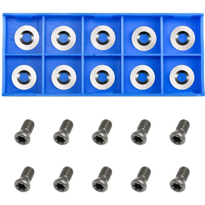Pack of 10 Round Cutting Blades 12mm for General Woodworking Tasks