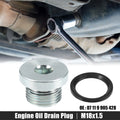 Engine Oil Drain Plug Screw OEM Replacement for BMW 545i 550i 650i (2004–2019)