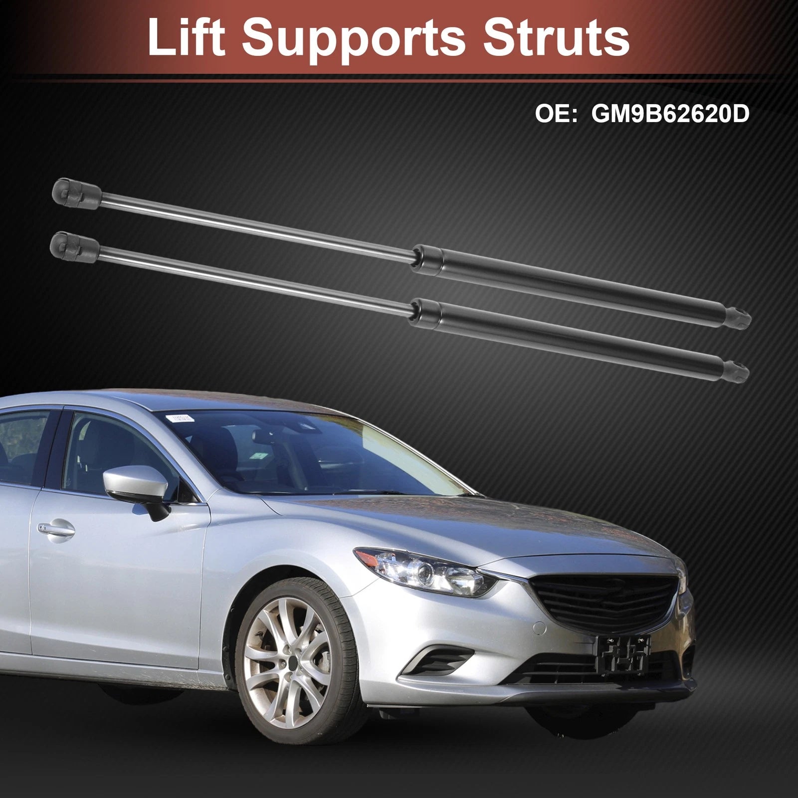 2 Pcs Rear Hatch Lift Supports Gas Strut for Mazda 6 (2004–2008)