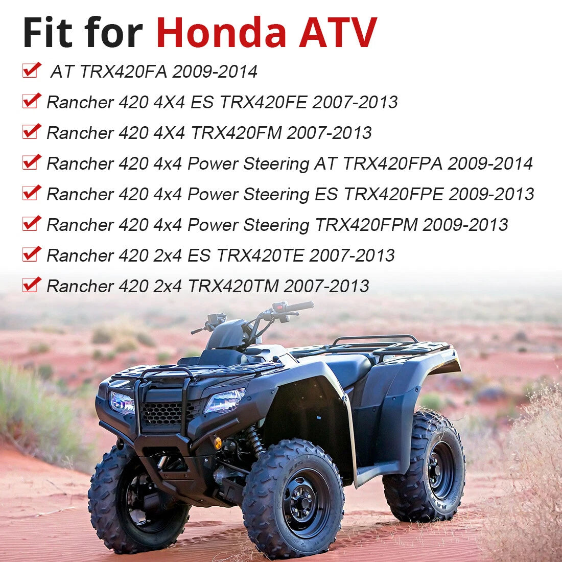 Handlebar 53100-HP5-600 for Honda Rancher 420 (2007–2013)