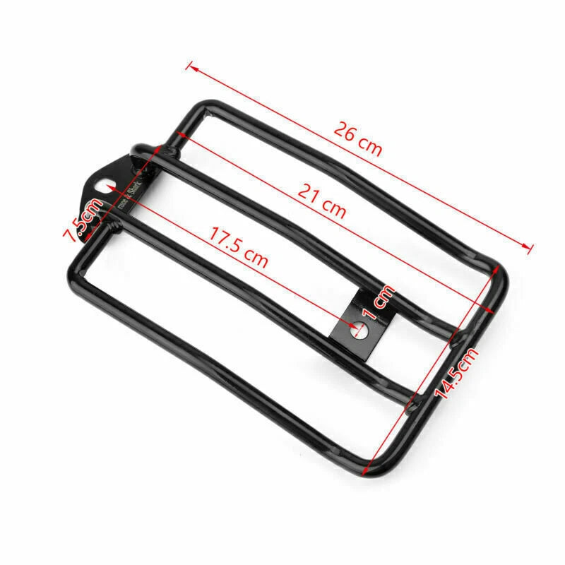 Solo Seat Luggage Rack for Sportster XL883 1200 (2004–2015) Black T9