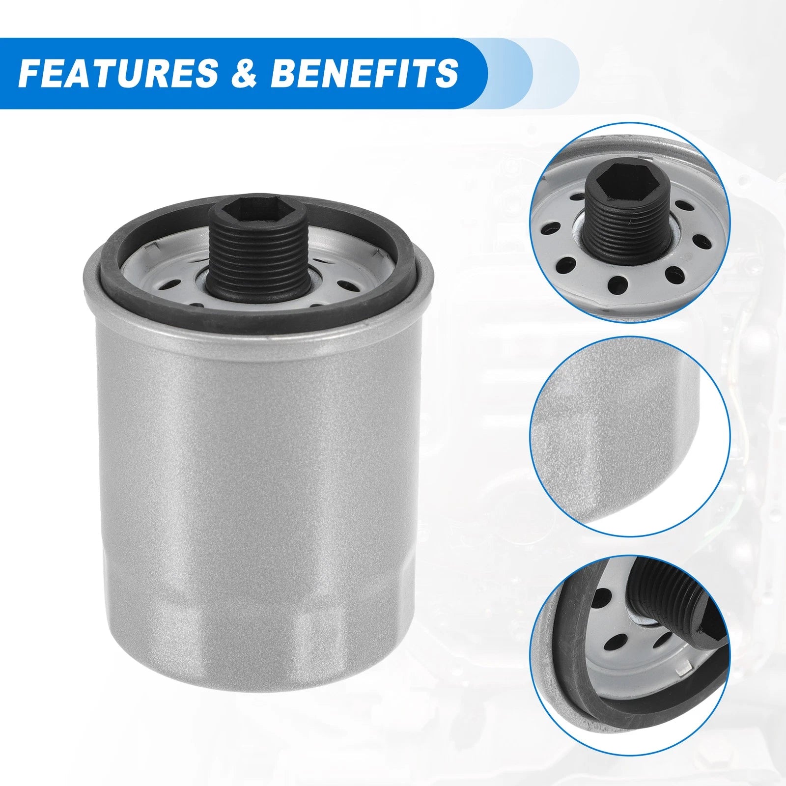 Automatic Transmission Filter Oil Cooler Filter for Dodge 45RFE (2006–2018)