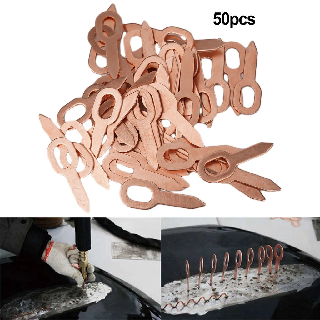 50pcs Recessed Copper-plated Pull Ring for Body Panels
