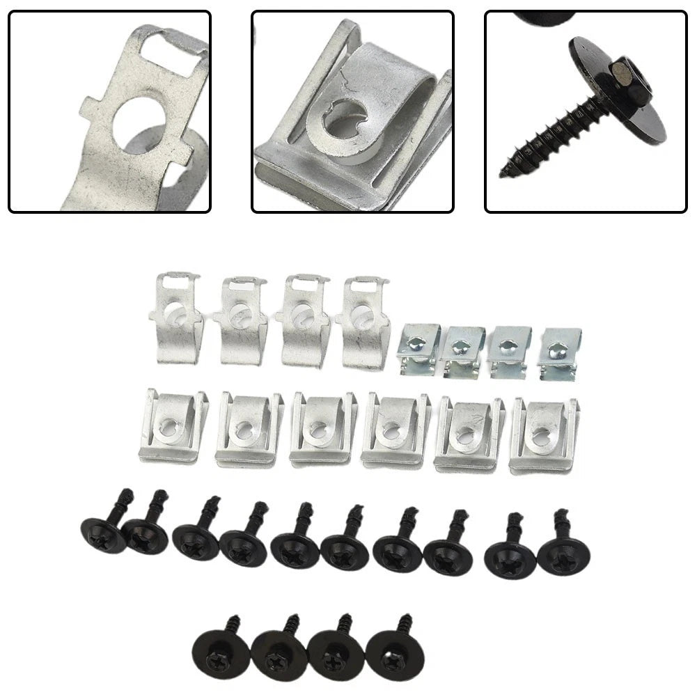28PCS Undertray Clips for Various Makes and Models