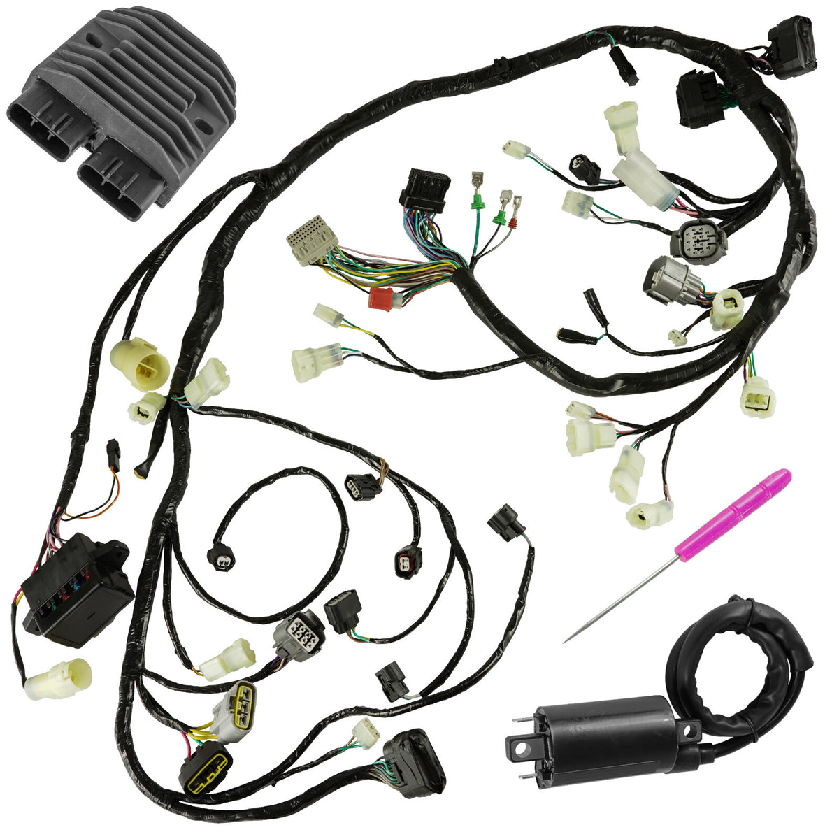Ignition Coil with Rectifier Replacement for Honda Rincon 680 TRX680 (2008–2014)